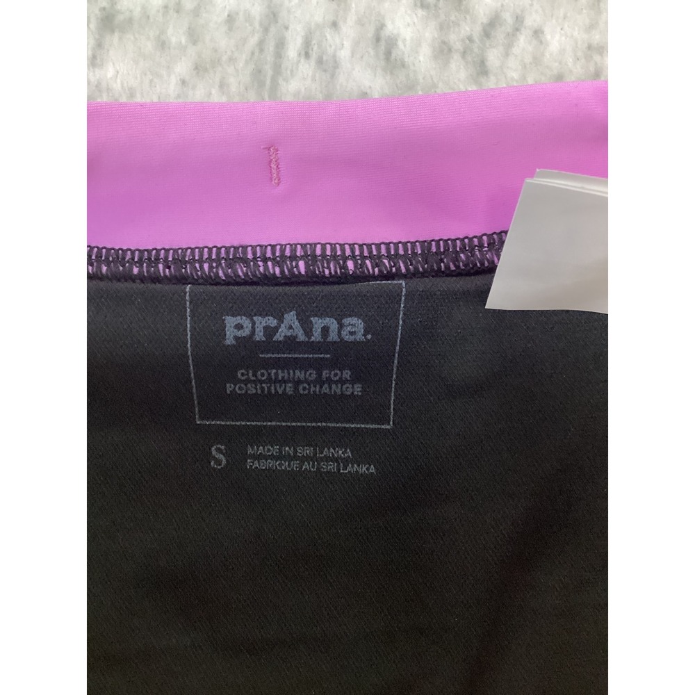 Prana Baja Bound Bottom Black Color Block High Waist Swim Bikini Small 2064301 - Picture 3 of 5